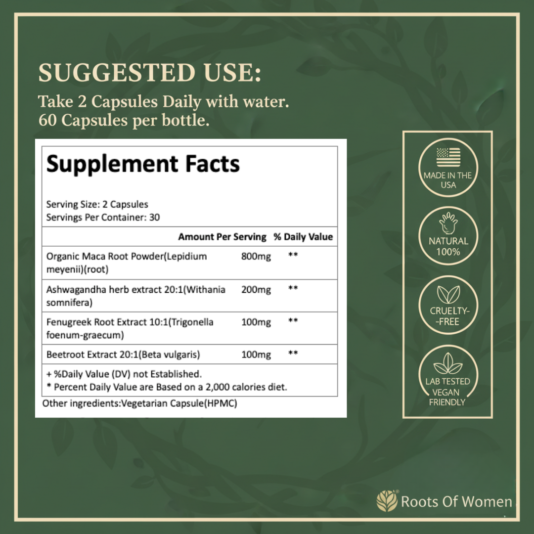 RootsOfWomen | Red Maca Capsules