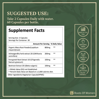 RootsOfWomen | Red Maca Capsules